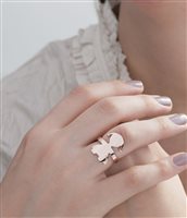 Ring Le Bebé Woman Abbracci in Yellow Gold Diamante LBB124-17 - LBB124-16